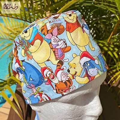 New Surgical Theatre Scrub Hat Cap Unique Design Disney Pooh Tigger Eeyore Xmas • $10