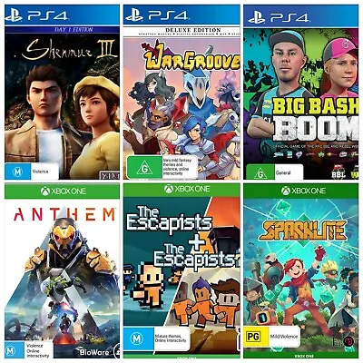 $18.90 • Buy Video Game Bundle Lot Individual Sale Brand New Sealed - PS4 - XBOX One