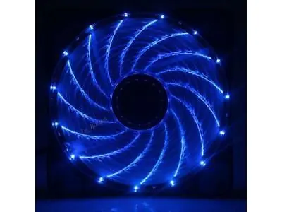 1st Player Case Fan -15x Blue LED -120mm - 3 Pin Fan Connector + 4 Pin Molex • £3.99