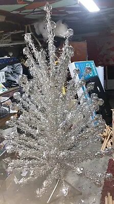 Vintage Evergleam 6Ft Tall 94 Branch Stainless Aluminum POM Christmas Tree W/Box • $449.99