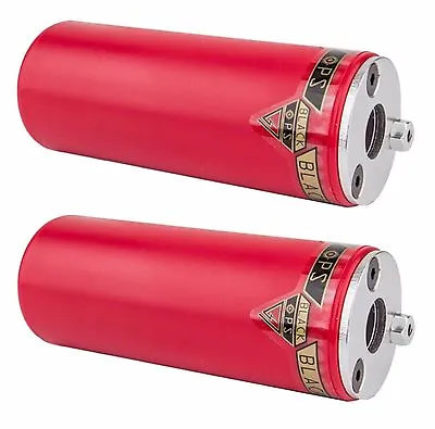 Black Ops BMX NyloLite Axle Pegs -RED - 3/8 Or 14mm Axle-super Hard Nylon • $22.50