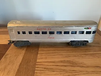 O Gauge MARX SANTA FE 3456 PASSENGER CAR - Pressed Steal • $29.99