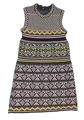 M Missoni Women Size 40 US Small / 4 Knit Sleeveless Crew Neck Dress • $49.99