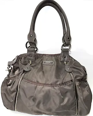 Storksak Nylon Diaper Baby Bag With Detachable Purse Shoulder Strap Taupe Brown • $19.99