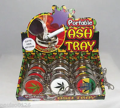 £4.23 • Buy Portable Pocket Ashtray 3 Herb Designs