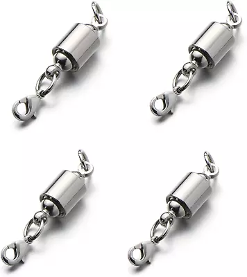 Screw Magnetic Clasps For Necklaces Safety Magnetic Locking Jewelry • $14.47