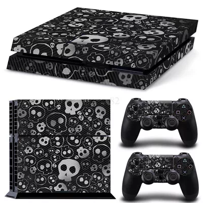 $19.18 • Buy Skull Sticker Cover Wrap Skin Decal For PS4   4 Console Controller 2021 AU