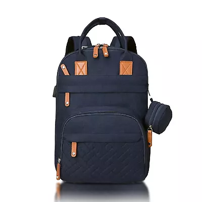 Changing Bag BackpackLarge Nappy Back Pack Multifunction Baby Bags For MomDad • £25.99