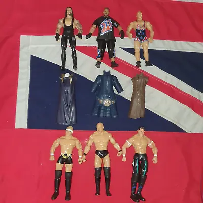 £0.99 • Buy Vintage WWE Wrestling Figures JOB LOT BUNDLE Championship Belt Ring Jackets WWF