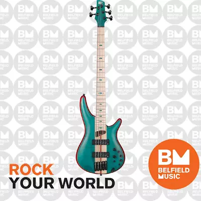 Ibanez SR1425BCGL Bass Guitar 5-String Caribbean Green Low Gloss W/ Gigbag • $2519