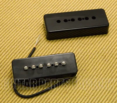 PU-P9S-N Black Soapbar P90 Alnico 5 Neck Guitar Pickup For Gibson/Epiphone 48mm • $29.99