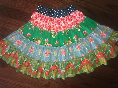 MATILDA JANE Main Street Tiered Twirl Ruffle Skirt Size 2 Good Hart Girl Boho 2T • $23