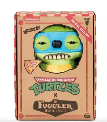 NEW! Fuggler Teenage Mutant Ninja Turtles Leonardo 9 Inch Plush Limited Edition • $13.99