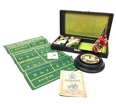 Antique Cased Sandown Roulette Style Horse Racing Game By F.H. Ayres London • £175