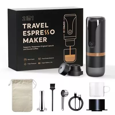 Travel Coffee Maker Portable Espresso Machine For Travel Camping AU NEW C4R5 • $101.99