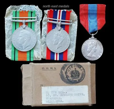 £63.99 • Buy WW2 Medal Pair And EIIR Imperial Service Medal Herbert Tye. R.A.F. Interest