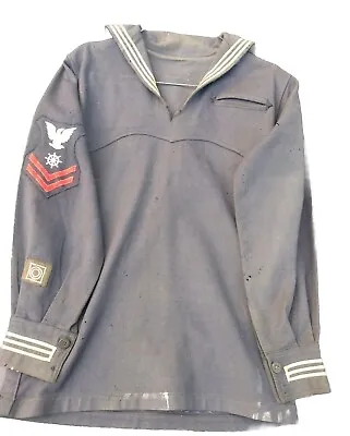 Original WW1 US Navy Quartermaster Jumper  • $50