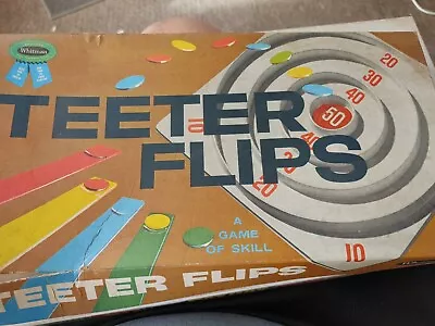 Vintage Whitman Teeter Flips A Game Of Skill With Box • $9.95