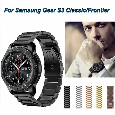 For Samsung Gear S3 Frontier / Classic  Stainless Steel Band Strap Watch Band  • $18.99