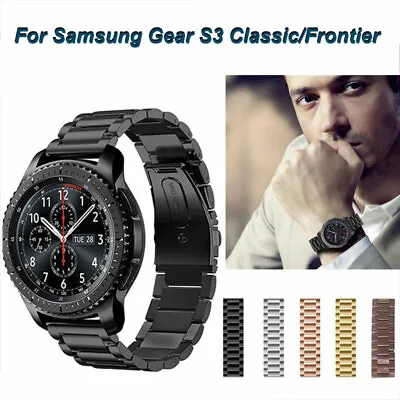 Stainless Steel Strap Metal Watch Band For Samsung Galaxy Watch 42/46mm Gear S3 • $4.99