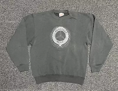 Vintage 90s Mercedes Benz Crewneck Sweatshirt Size (L) Made In USA • $69.99