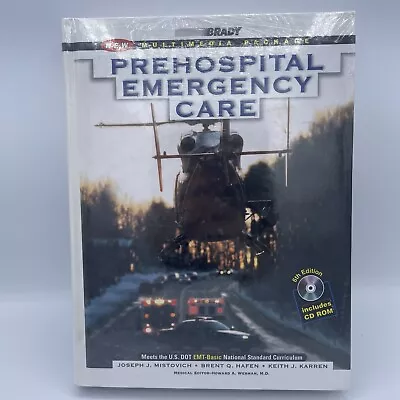 Prehospital Emergency Care 6th Edition (Book With CD-ROM) Factory Sealed- NEW • $61.20