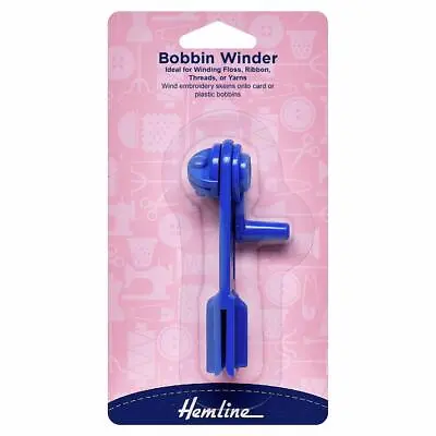 Hemline Plastic Floss Bobbin Winder Embroidery Thread Winder Card/Plastic • £6.59