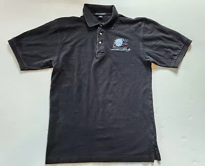 Lockheed Martin Aircraft Command & Control Polo Shirt Mens Medium Black  • $19.95