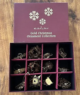 Danbury Mint 2003 Annual 23k Gold Ornaments  With Box  Vintage • $100