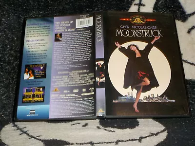 Moonstruck DVD +Insert Cher Nicolas Cage Free Shipping • $5.99