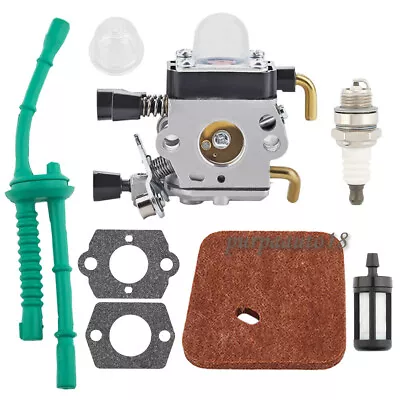 Carburetor For Stihl FS45 FS55 FS55R FS55RC KM55 HL45 KM55R FS38 W/Fuel Line Kit • $9.99