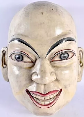 Vintage Japanese Handmade Noh Mask Wooden Huge Size • £165