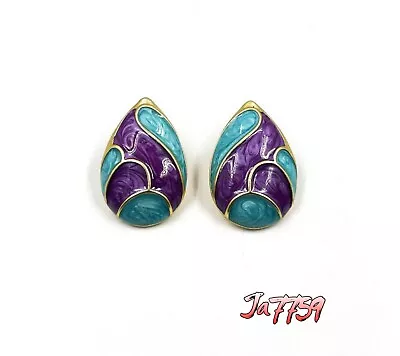 BEAUTIFUL Vintage Monet Teardrop Earrings • $8.97