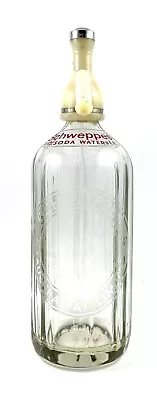 Vintage Schweppes Soda Syphon Glass Bottle Australia • $29