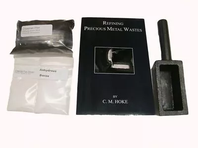 Refining Precious Metals Waste-Cast Iron Mold+Chapman Flux-Thinner-Borax • $119.95