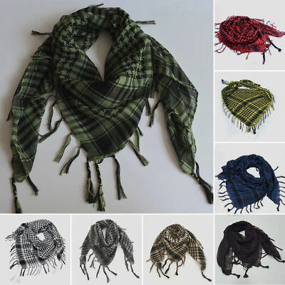 £8.79 • Buy Man Houndstooth Military Kafiya Scarf Shawl Army Shemagh KeffIyeh Wrap Scarves
