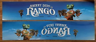 📽 Rango (2011) - Johnny Depp - Double-Sided - Movie Theater Mylar / Poster 5x25 • $14.99