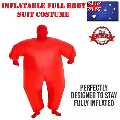 Air Fan Operated Inflatable Fancy Chub Fat Masked Full Body Costume Funny Suit • $43.99