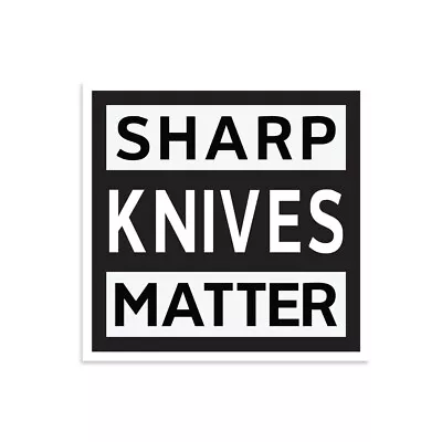 Sharp Knives Matter Mini Sticker • $1.75