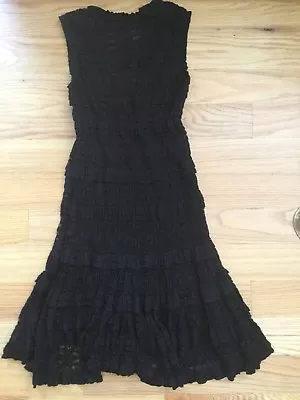 MAX STUDIO Dress BLACK Sheath Lace Party Sleeveless XS VERY PRETTY ON Lined • $16