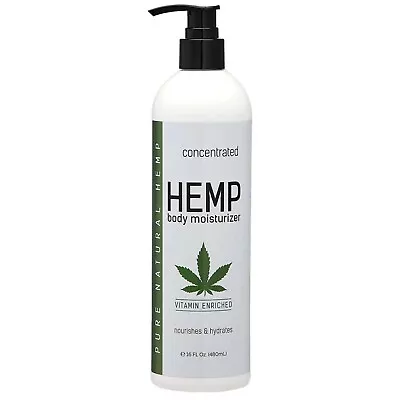 Concentrated Naturals Pure Natural Hemp Body Moisturizer W/Hempseed Oil And J... • $17.99