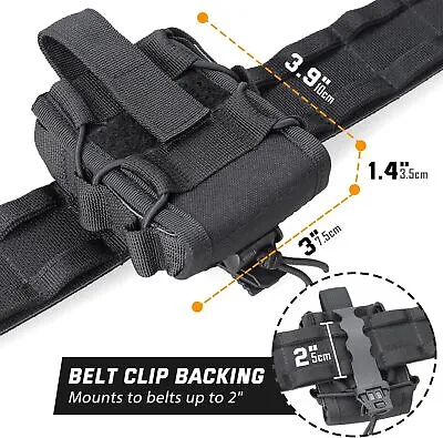 Tactical Molle Handcuff Holder Bag Duty Belt Hand Cuff Case Pouch Waist Pockets • $10.70