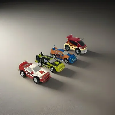 Galoob Micro Machines Hasbro HMM Super Trackers Rally Cars Lot Of 4 • $14.99