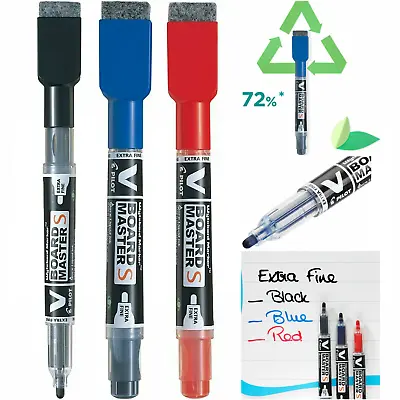 £2.99 • Buy Pilot V-Board Master S Whiteboard Marker Pens Extra Fine - All Colours Available