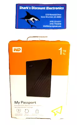 WD 1TB My Passport Portable HDD. NEW. SHIPPING FAST • $49.99