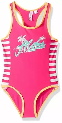 Big Chill Little Girls One Piece Swimsuit With Fun Prints E52 • $12.95