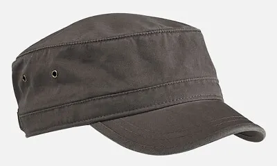 MILITARY CORPS UNISEX FIDEL CADET ARMY ORGANIC COTTON TWILL CAP Charcoal • $12.99