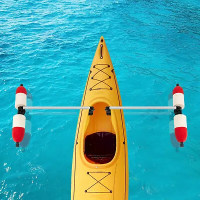 Outrigger Arms Fishing Sidekick Kit Couple Kayak Canoe PVC Stabilizer System • $115.90
