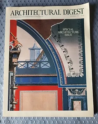 ARCHITECTURAL DIGEST Magazine SPECIAL ARCHITECTURE ISSUE Vintage December 1990 • $5.27