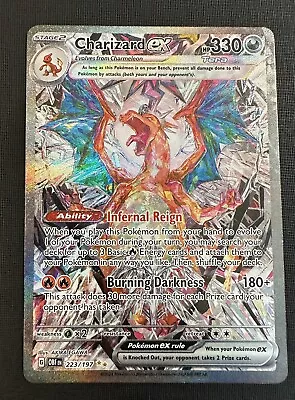 Pokémon TCG Charizard Ex Sv03: Obsidian Flames 223/197 Holo Special Illustration • $50